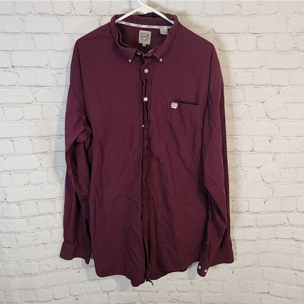 Men's Cinch longsleeve button-down shirt, size XXL